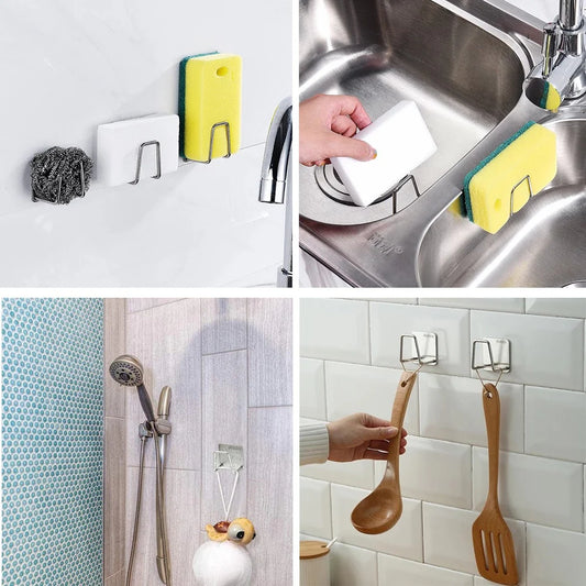 Sink Sponge Drain Drying Rack 304 Stainless Steel Storage Rack