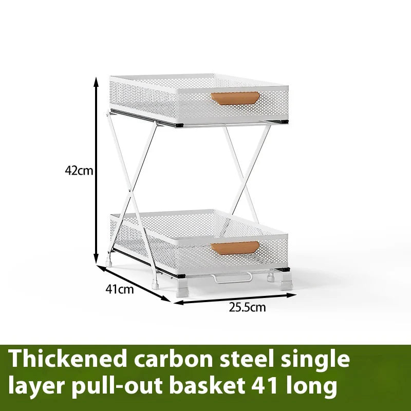 Installation-free Kitchen Sink Seasoning Multi-functional Storage Rack