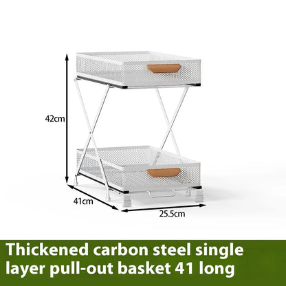 Installation-free Kitchen Sink Seasoning Multi-functional Storage Rack